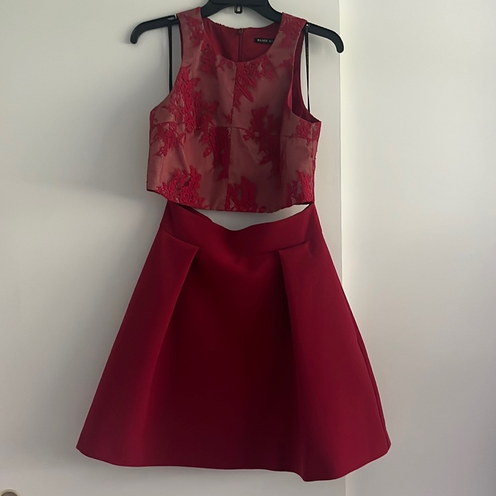 Black Halo Sanibel 2 Piece in Wildfire Red